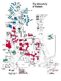 map of sussex campus