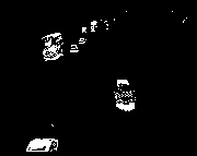 Binary traffic difference image