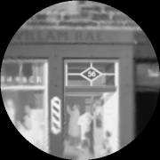 log-polar sampled image on normal axes