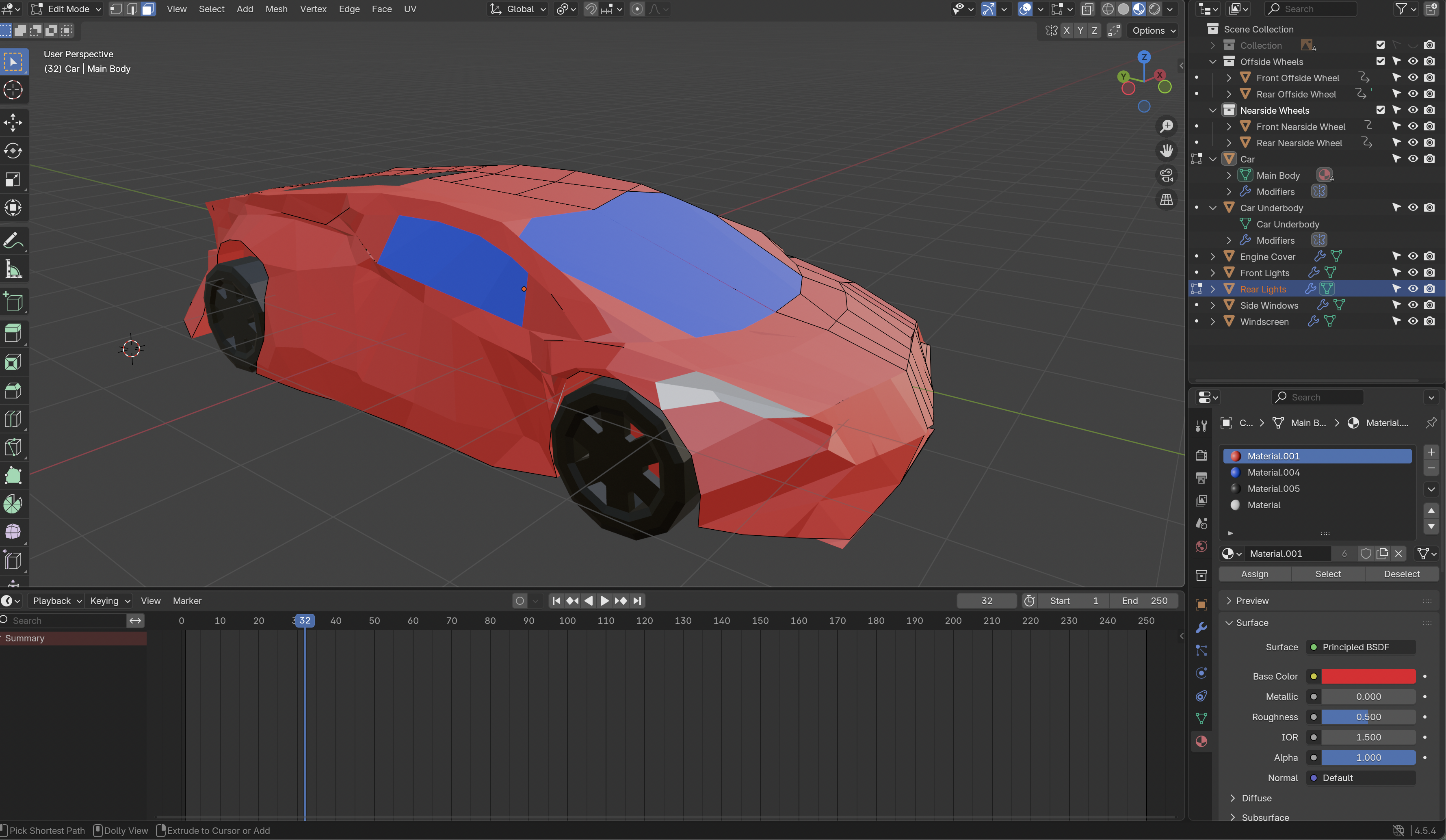 Aventador Model in Blender