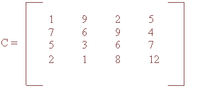 matrix C